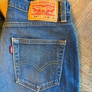 Men’s Levi's 514 Denim Straight fit Jeans size 29/30